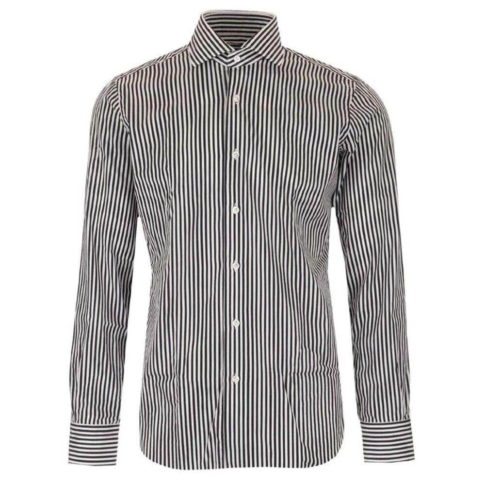 Barba Men Stretch Fabric Shirt